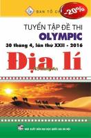 TUYỂN TẬP ĐỀ THI OLYMPIC 30 THÁNG 4, 2016 ĐỊA LÍ