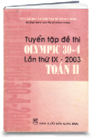 Tuyển tập đề thi Olympic 30-4 môn Toán năm 2003 (MS: 76)