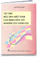 Tập cho HSG Toán làm quen dần với nghiên cứu Toán học (MS: 29)