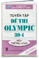 Olympic 30-4 Tiếng Anh lần thứ 5 năm 1999