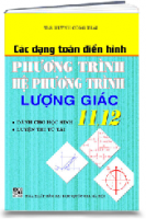 Các dạng toán điển hình phương trình, hệ phương trình Lượng giác