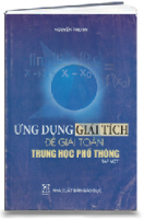 Ứng dụng giải tích để giải toán THPT