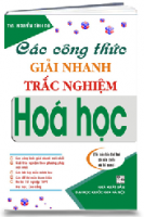 CÁC CÔNG THỨC GIẢI NHANH TRẮC NGHIỆM HÓA HỌC